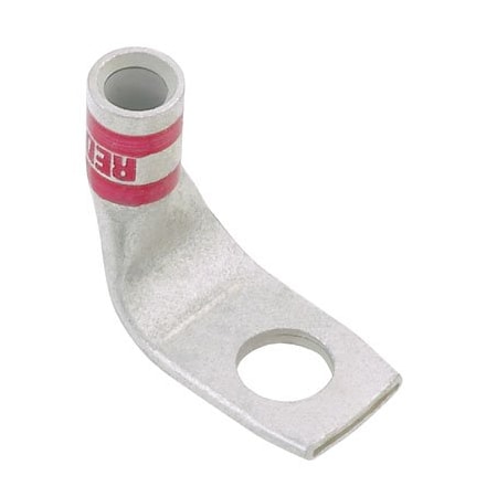 Panduit One-Hole Compression Lug, 6 AWG Max, Standard Barrel, Copper, Blue LCAX6-56F-L